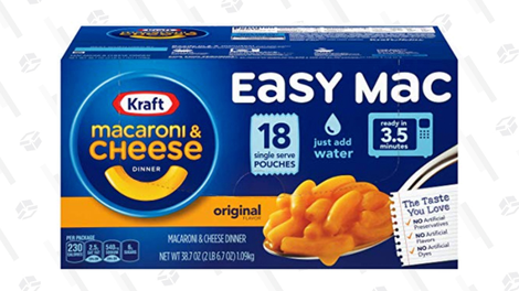 Kraft Easy Microwavable Macaroni & Cheese | $5 | Amazon | Clip 15% off coupon